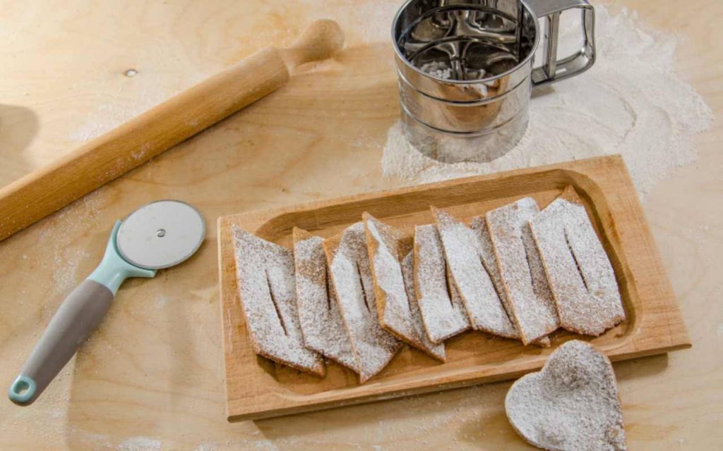 Ricetta chiacchiere light