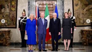 Re Carlo e la Regina Camilla in Italia per la prima visita di Stato - adginforma.it - 20250409