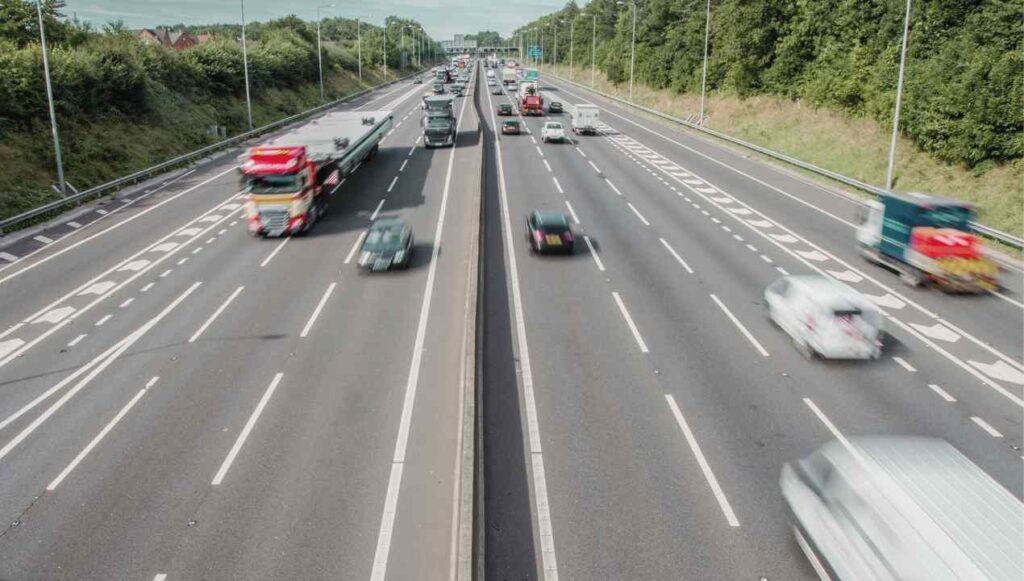 Autostrada trafficata