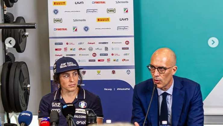 Federica Brignone in conferenza stampa - adginforma.it - 20250605