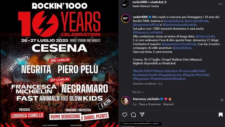 Rockin'1000, dieci anni della manifestazione - adginforma.it - 20250625